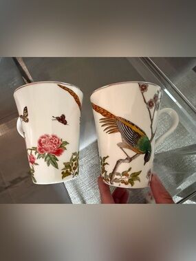 Goop CB2 Chelsea Floral Mugs (set of 2)